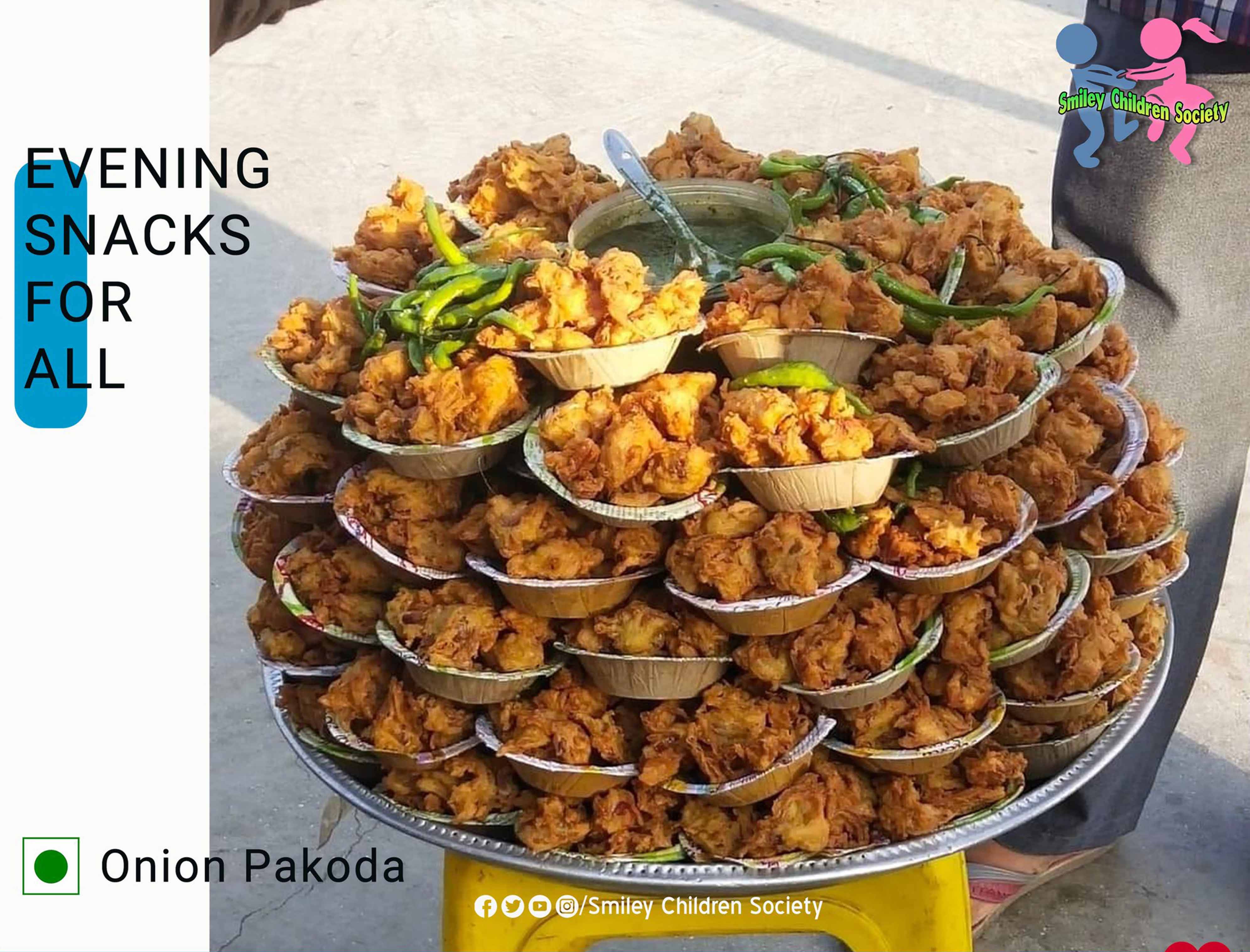 today evening pakoda was sponsored